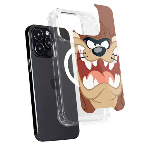 Looney Tunes Tasmanian Devil Up Close iPhone 16 Pro MagSafe Case